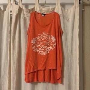 MV Sport Coral Lace Back Tank Top
